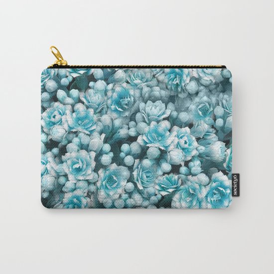 Blue flowers Carry-All Pouch