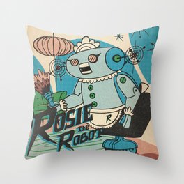 Rosie The Robot Throw Pillow