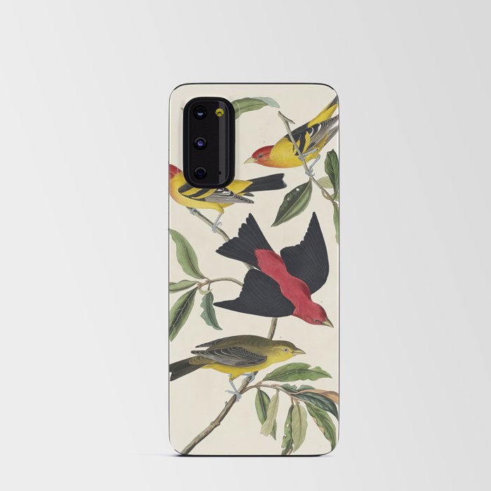 Louisiana Tanager and Scarlet Tanager from Birds of America (1827) by John James Audubon Android Card Case