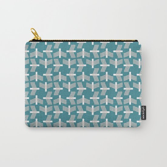 FLYING (abstract geometric pattern) Carry-All Pouch