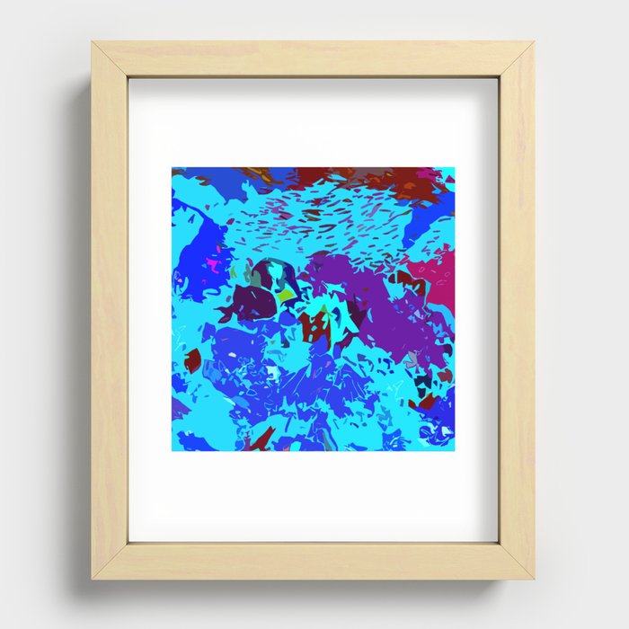 Coral Reef Catalina Recessed Framed Print