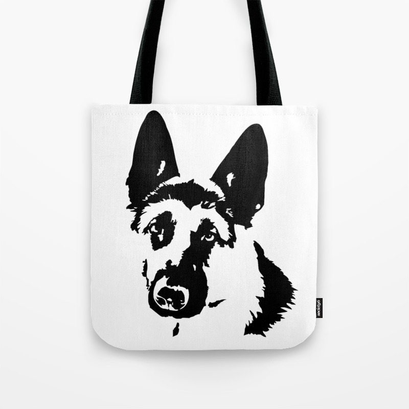 German Shepherd Dog Gifts Tote Bag By Monofaces Society6