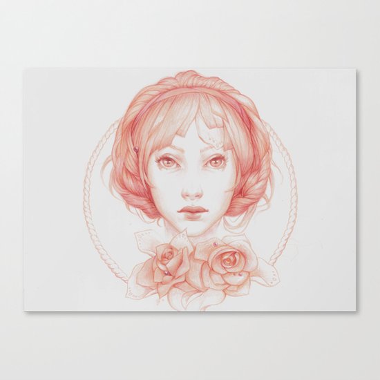 Simple Portrait Canvas Print