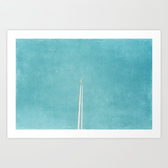 into the wild blue yonder Art Print
