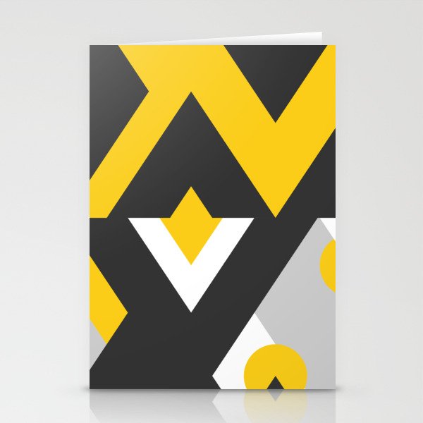 Geometric Minimalist Abstract 1 Stationery Cards