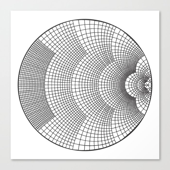 The Smith Chart Canvas Print