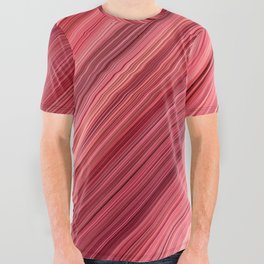 Ambient 33 in red pattern All Over Graphic Tee