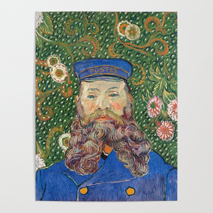 Portrait of the Postman by Vincent van Gogh Poster
