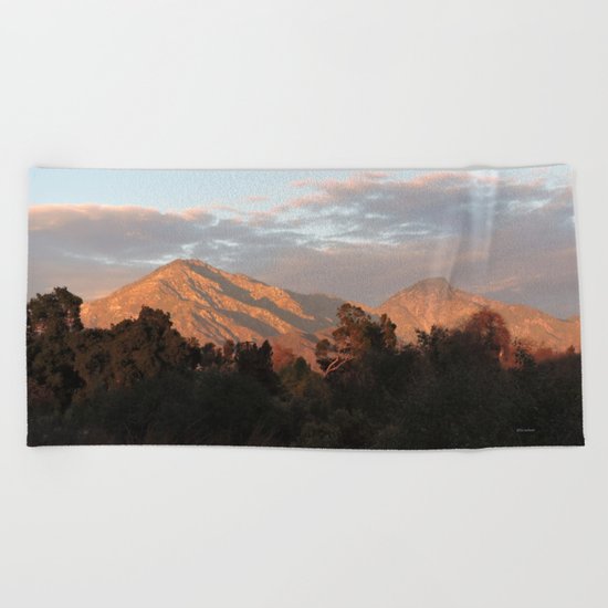 Near Sunset Beach Towel