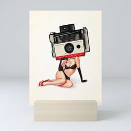 Camera Pin-Up Mini Art Print