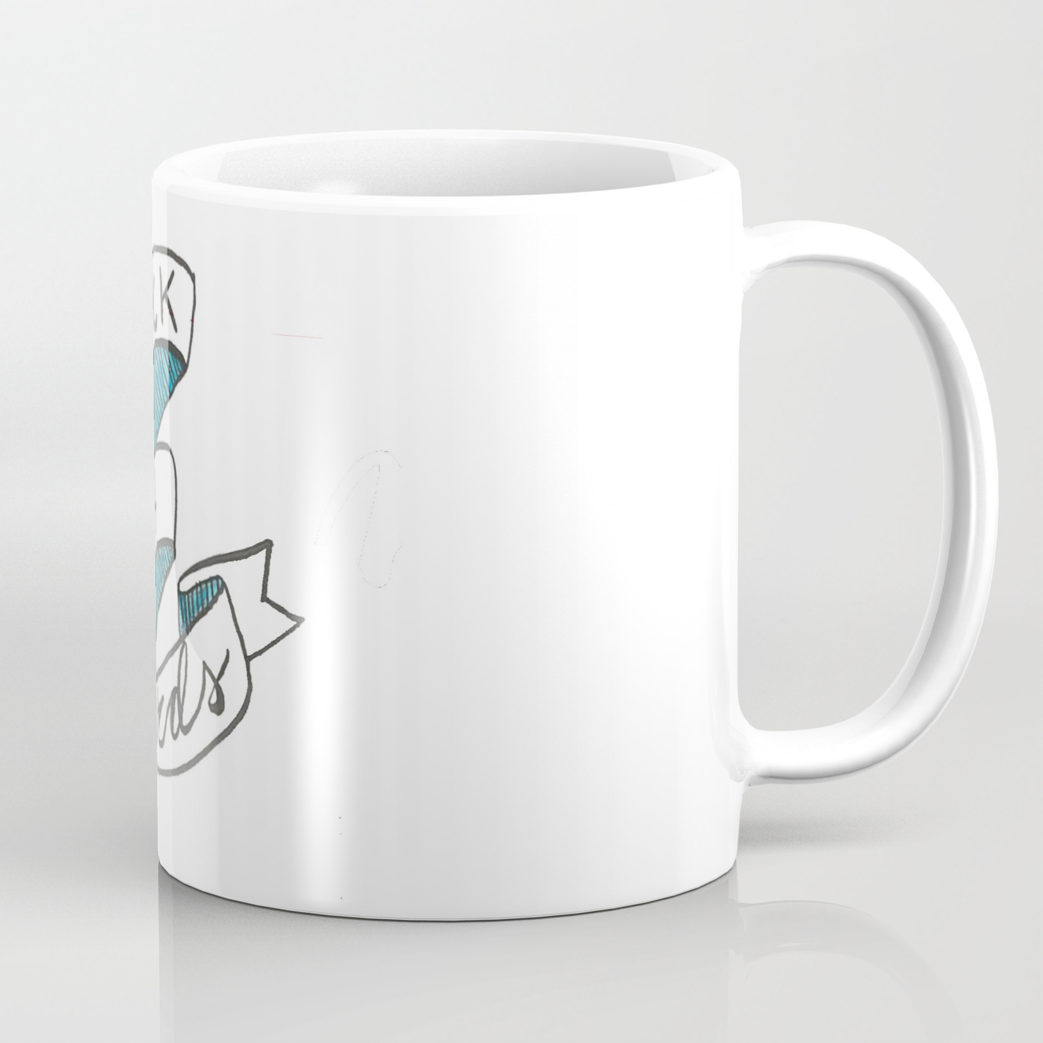 Suck It Nerds Hand Lettered 30 Rock Liz Lemon Quote Coffee Mug By Gildthatlilyyo Society6