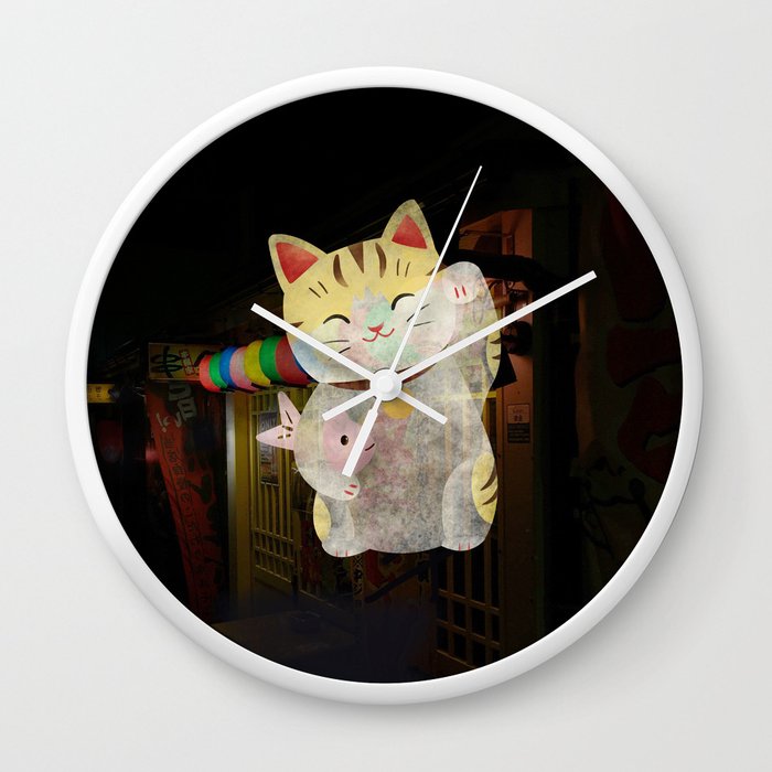 Maneki neko hotsell clock