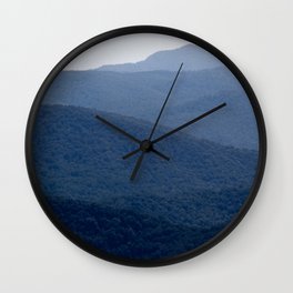 Distant Mountains Wall Clock