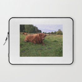 Fluffy Highland Cattle Cow 1187 Laptop Sleeve