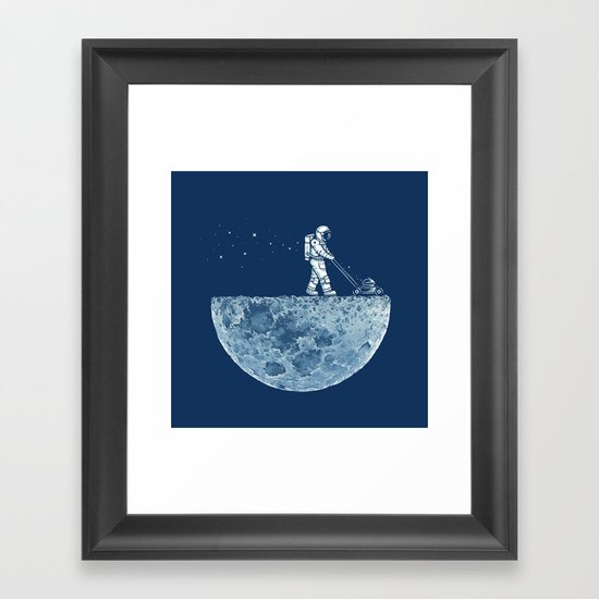 Mown Framed Art Print