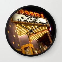 Sidewalk Cinema Wall Clock