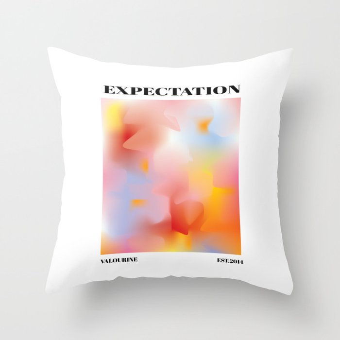 8   Modern Noise Gradient Ombre Background Aesthetic 220329 Throw Pillow