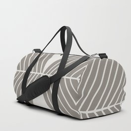 Arched Tropical Leaf Minimalist Duffle Bag