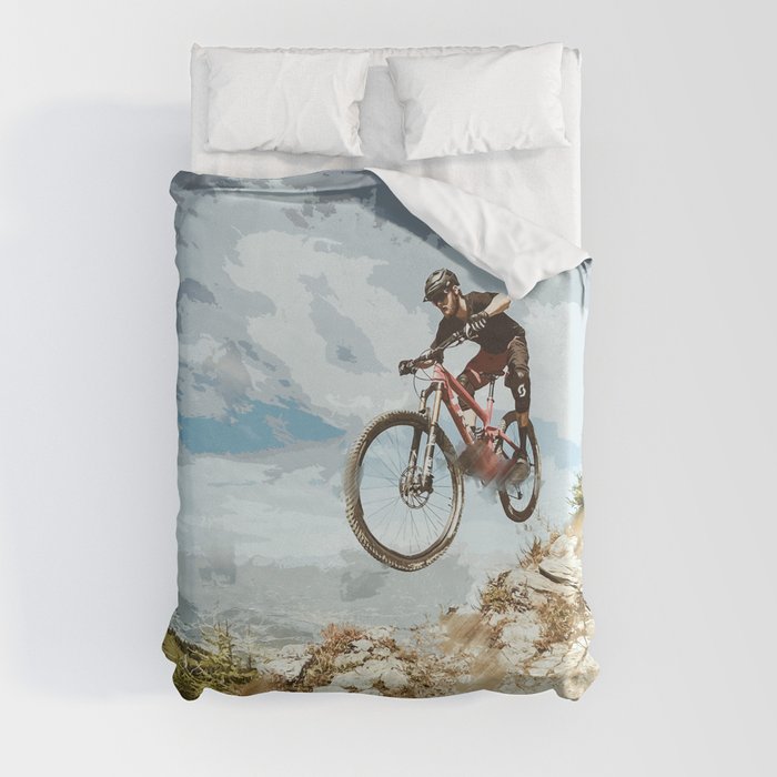 Mountain bike duvet cover hotsell