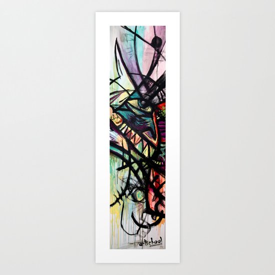 artist series skate graphic Art Print