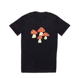 Mushroom Checkerboard Pattern T Shirt