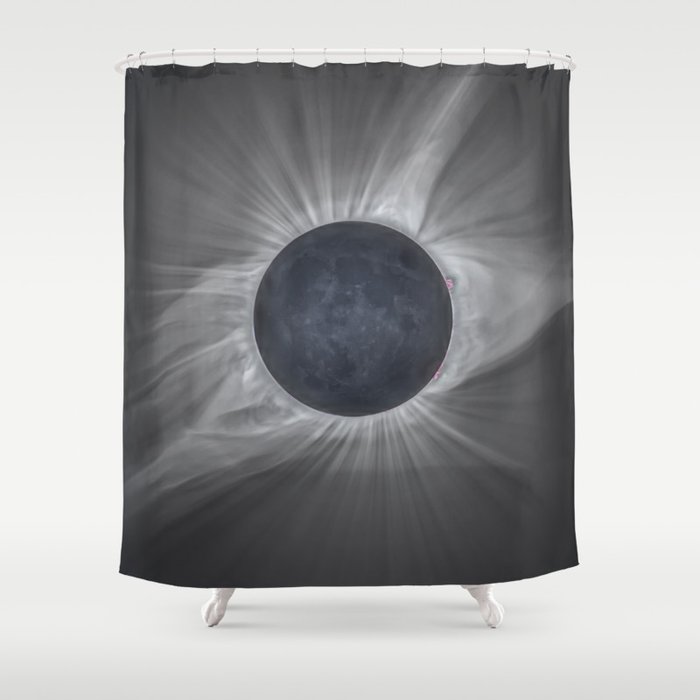 Total Solar Eclipse Shower Curtain