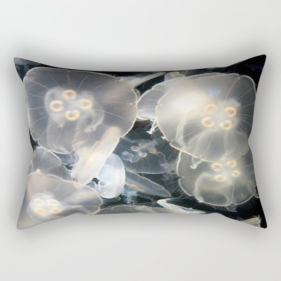 JellyFish Garden Rectangular Pillow