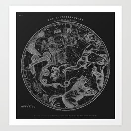 The Constellations - Dark Art Print