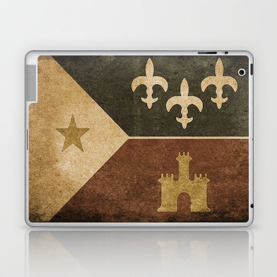 Acadian Flag Laptop & iPad Skin