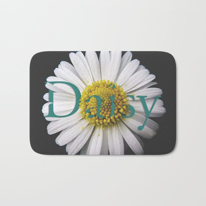 Daisy Bath Mat By Dltdesign Society6 Daisy Bath Mat By Dltdesign Society6