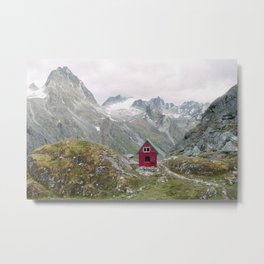 Mint Hut Metal Print | Color, Landscape, Film, Minthut, Outdoors, Alaska, Curated, Cabin, Photo, Nature 