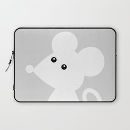 Nursery animal series - white mouse Laptop Sleeve