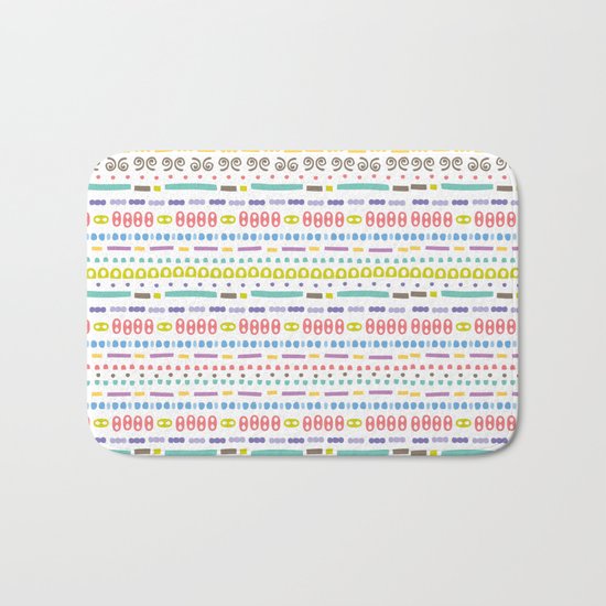 Retro Motivo Bath Mat