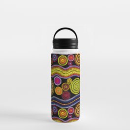 bohemian country design 2 Water Bottle