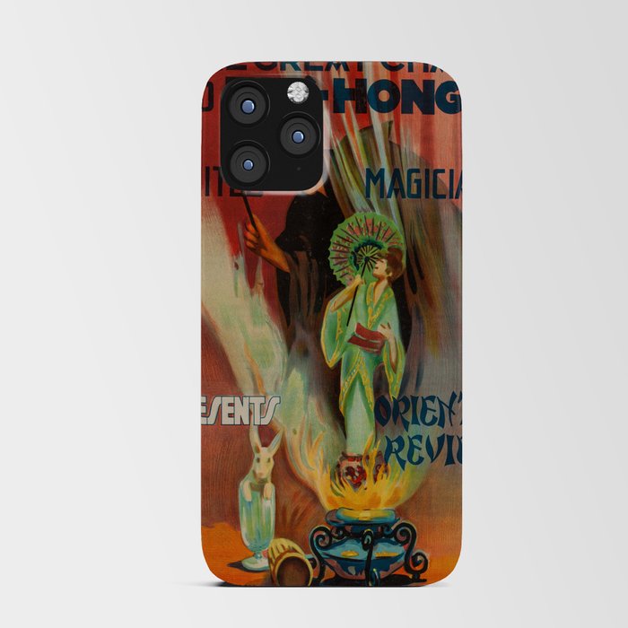 The Great Chang vintage magician poster iPhone Card Case