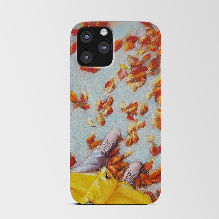 Standing amidst autumn iPhone Card Case
