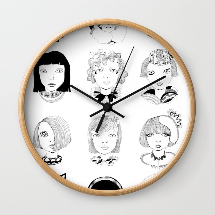 Faces Wall Clock