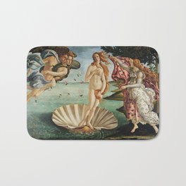 The Birth of Venus by Sandro Botticelli, 1445 Bath Mat
