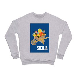 Sicilia - Sicily Italy Vintage Travel Crewneck Sweatshirt