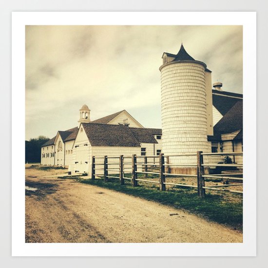 Dairy Farm. Art Print