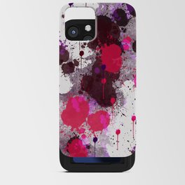 A Study in Blood Spatter Analysis iPhone Card Case