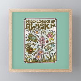 Alaska Wildflowers Framed Mini Art Print