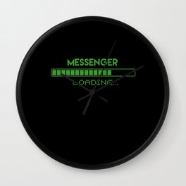 Messenger Loading Wall Clock
