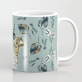 Jungle Dreamland - Golden Sage Color Coffee Mug