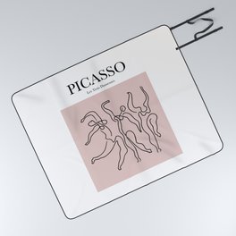 Picasso - Les Trois Danseuses (Pink) Picnic Blanket