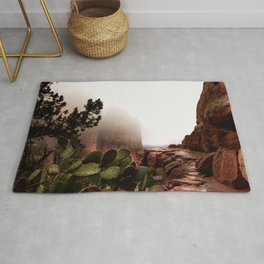 Soldier´s Pass | Nature Landscape Photography of View at Top of Soldier´s Pass in Sedona Art Print Rug