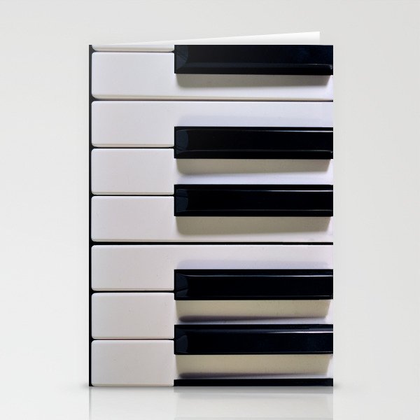 New Piano Keys  Stationery Cards