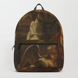 Biblical Scene, Ferdinand Bol (attributed to), c. 1645 - c. 1669 Backpack | Christianity, Scene, Christian, Jesus, Biblical, Christ, Mary, Illustration, Bethlehem, Holy 