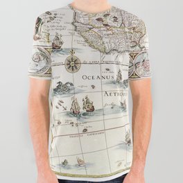 Africæ Nova Descriptio  All Over Graphic Tee