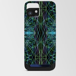 Liquid Light Series 64 ~ Colorful Abstract Fractal Pattern iPhone Card Case